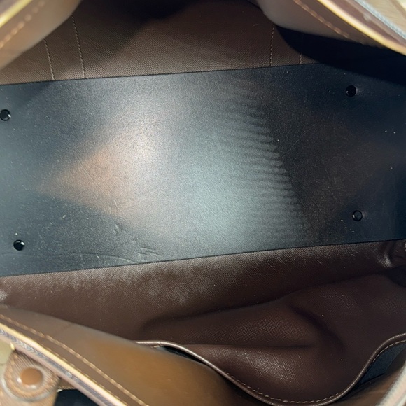 Burberry;s Nova Check Leather Trimmed Weekender Bag - Picture 12 of 14